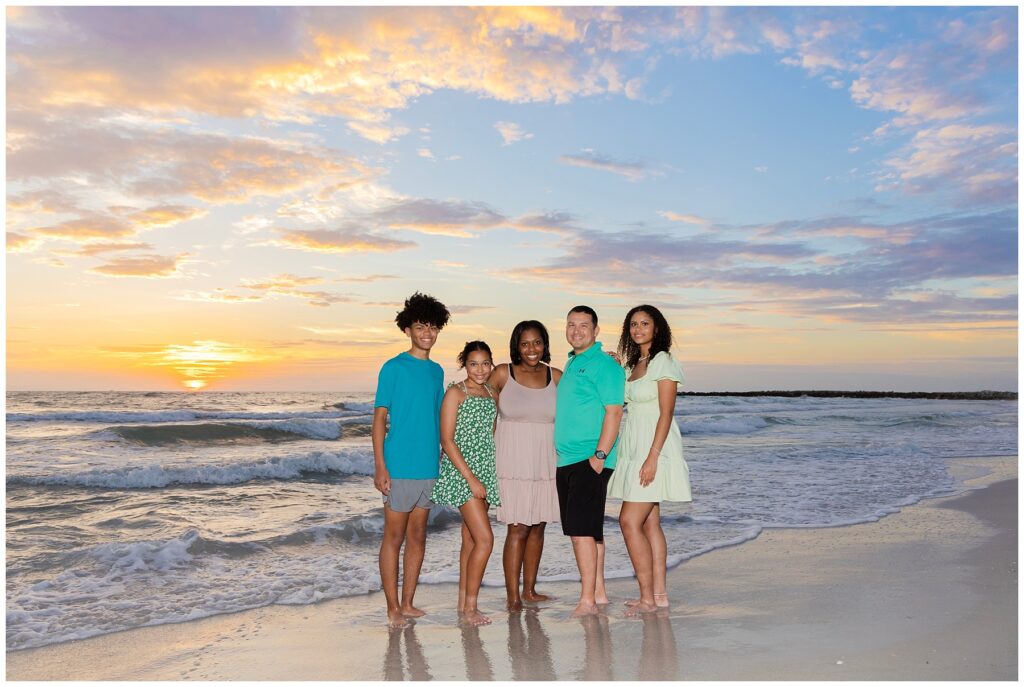 Sunset photography session at sand key park