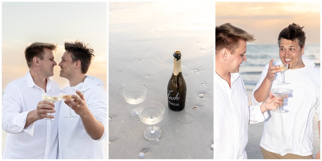 tampa engagement session beach clearwater