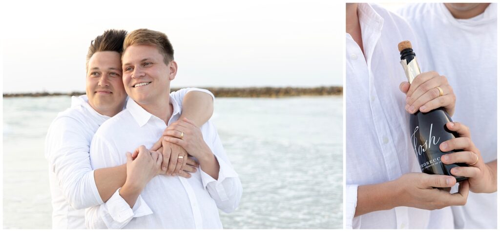 engagement session on the beach lgbtq